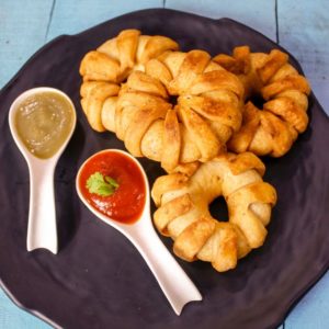 आलू पनीर समोसा रिंग की विधि | Aloo Paneer Samosa Ring In Hindi Aloo Paneer Ring Samosa