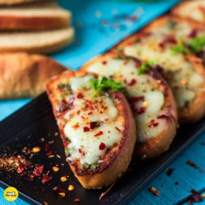 Instant Garlic Bread on Tawa | Evening Snacks Recipe Garlic Bread on Tawa