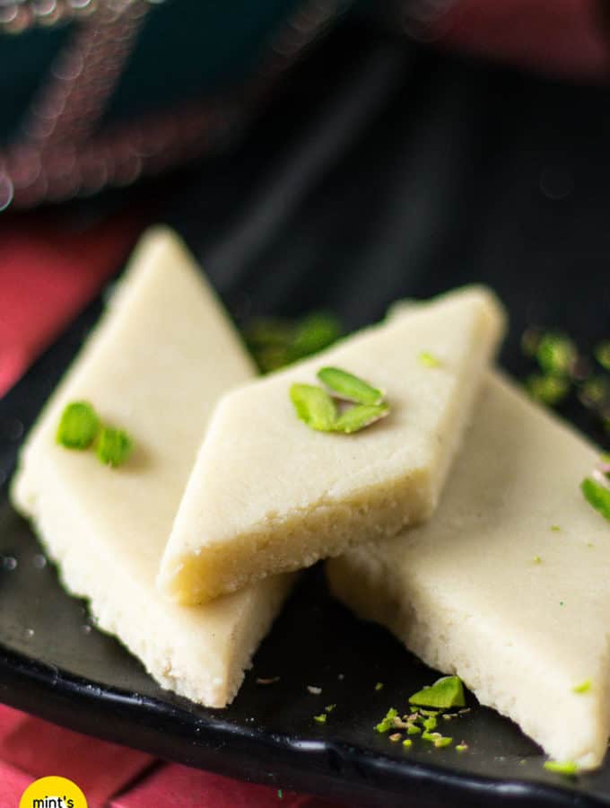 Homemade Kaju Katli Recipe