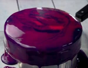 Mirror Glaze Cake Recipe (Hindi Video) - Shiny Cake Mirror Glaze Cake