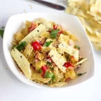 पापड़ भेल सलाद बनाने की विधि | Papad Bhel Salad Recipe in Hindi Papad Bhel Evening Snacks Recipe p1 1