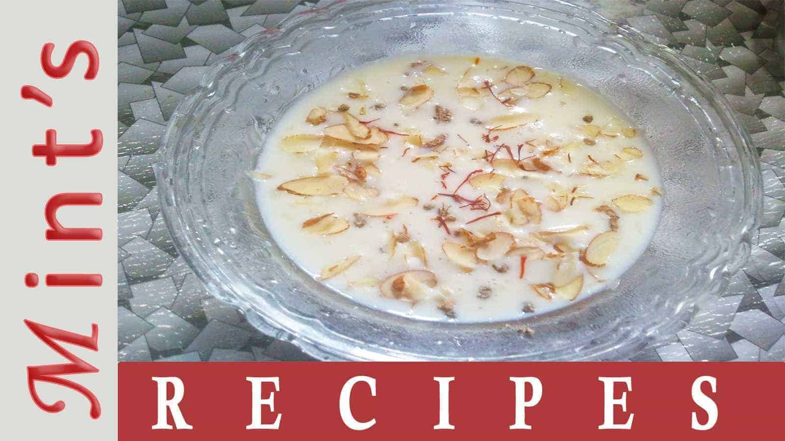 Rajasthani Rice Kheer Rice Pudding.