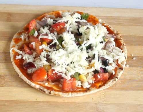 Screenshot of Roti Pizza recipe
