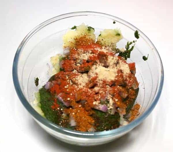Aloo Palak Tikki 