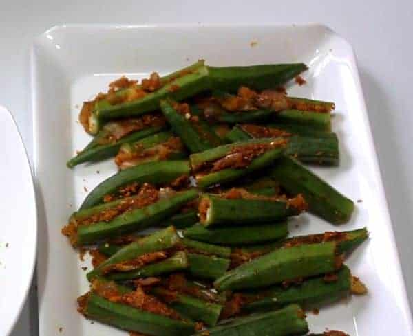 Besan Wali Bharwa Bhindi