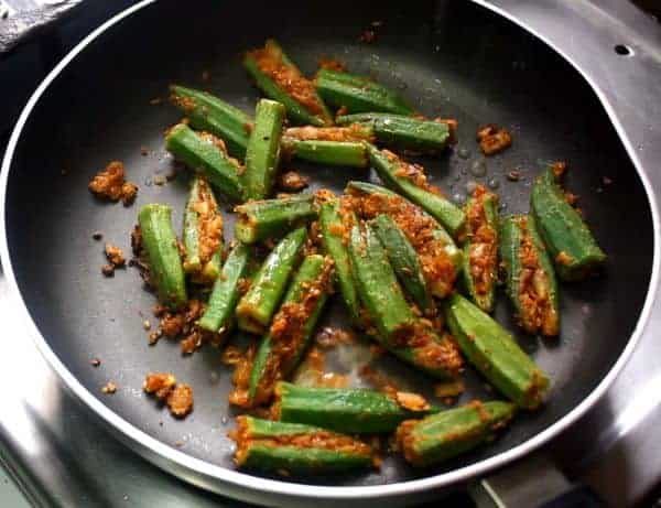 Besan Wali Bharwa Bhindi