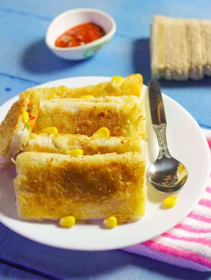 Bread Cheese Pouch Recipe