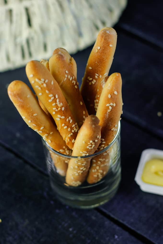 Homemade Italian Soft Breadsticks