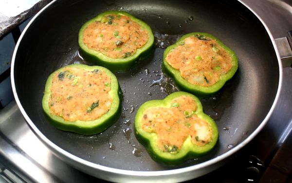 Capsicum Masala Tikki