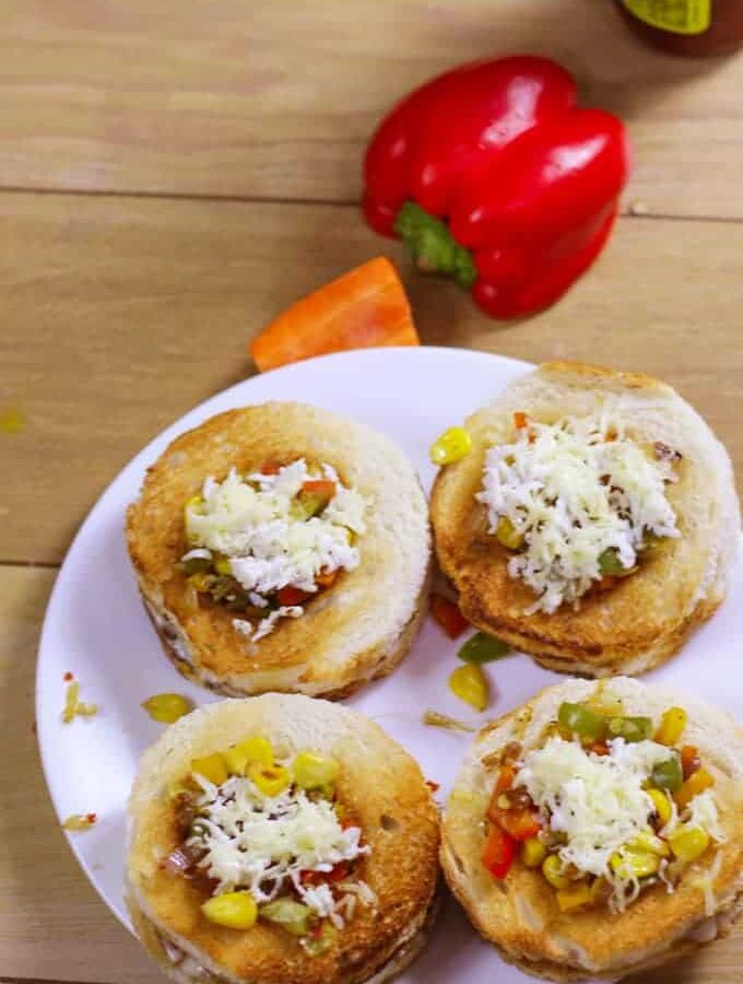Cheese Veg Disc sandwich