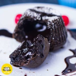 Choco Lava Cake created in the form of cupcakes