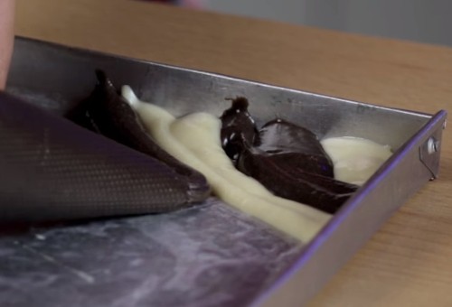 Chocolate swiss rolls