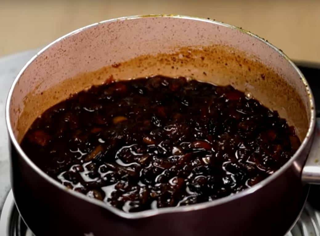 Christmas fruit cake