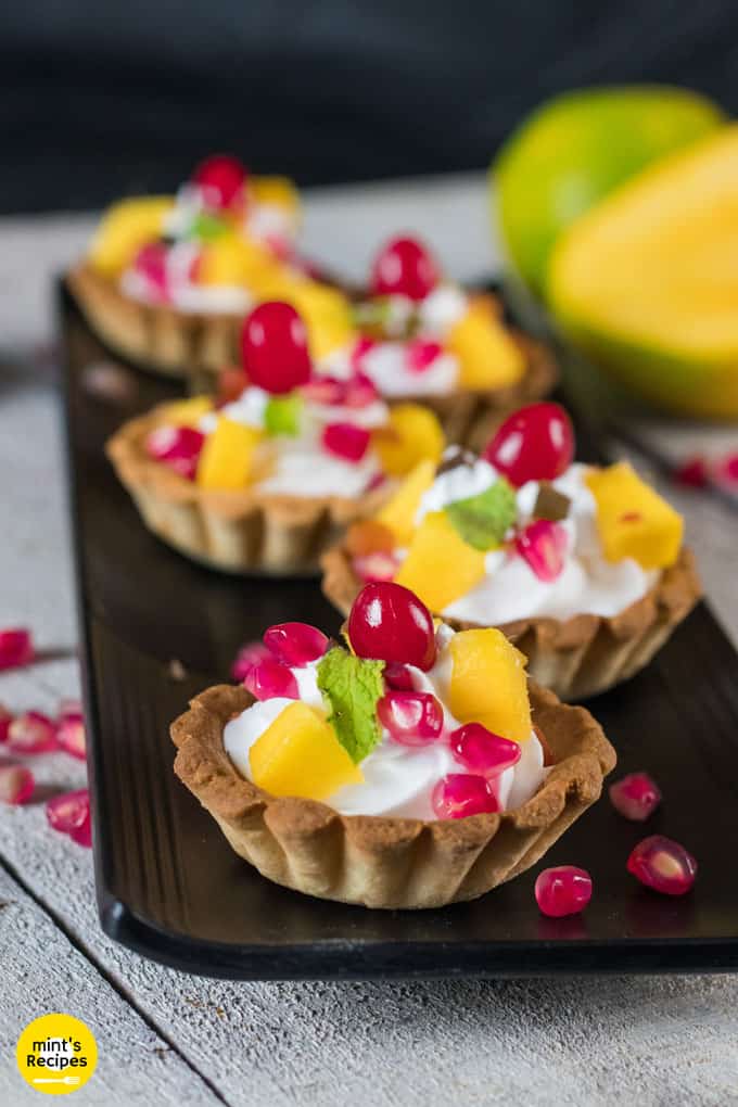 Cream & Fruit Tarts Recipe