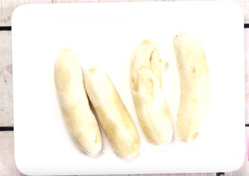 Banana in plate