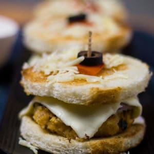 Burger With Leftover Rice