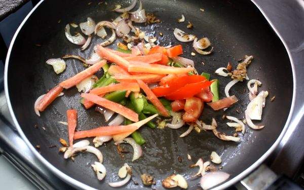 Leftover Roti Noodles