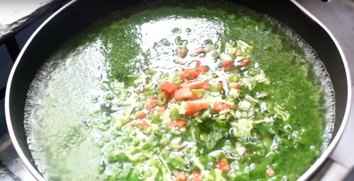 Now add finely chopped mixed vegetables, mix it well and cook for 3-4 minutes on medium flame till the veggies become little soft.