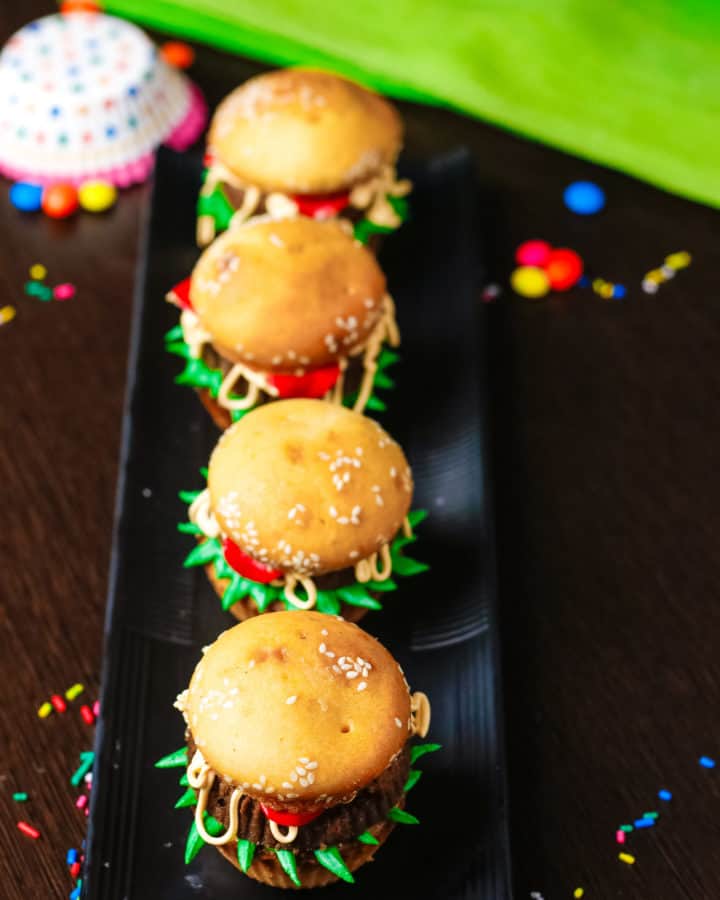 Burger Cupcakes