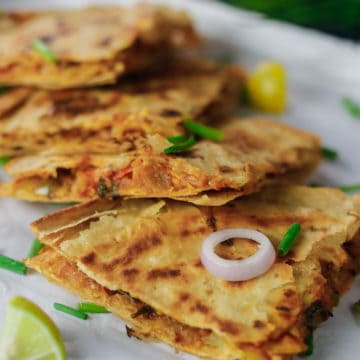 Cheese Pav Bhaji Roti Sandwich
