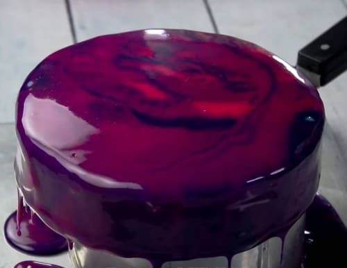 Mirror Glaze Cake