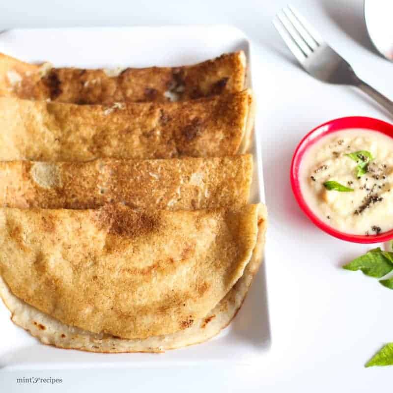 How to Make Instant Poha Oats Dosa Recipe MintsRecipes