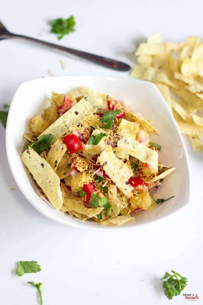 Papad Bhel Salad Recipe