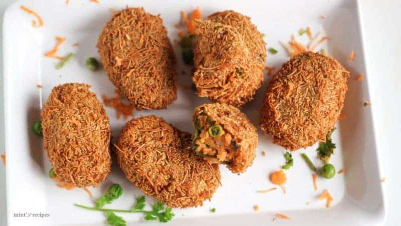 Potato Vermicelli Cutlet Recipe