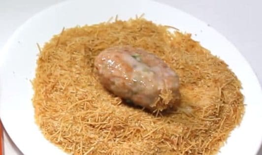 Potato vermicelli cutlets