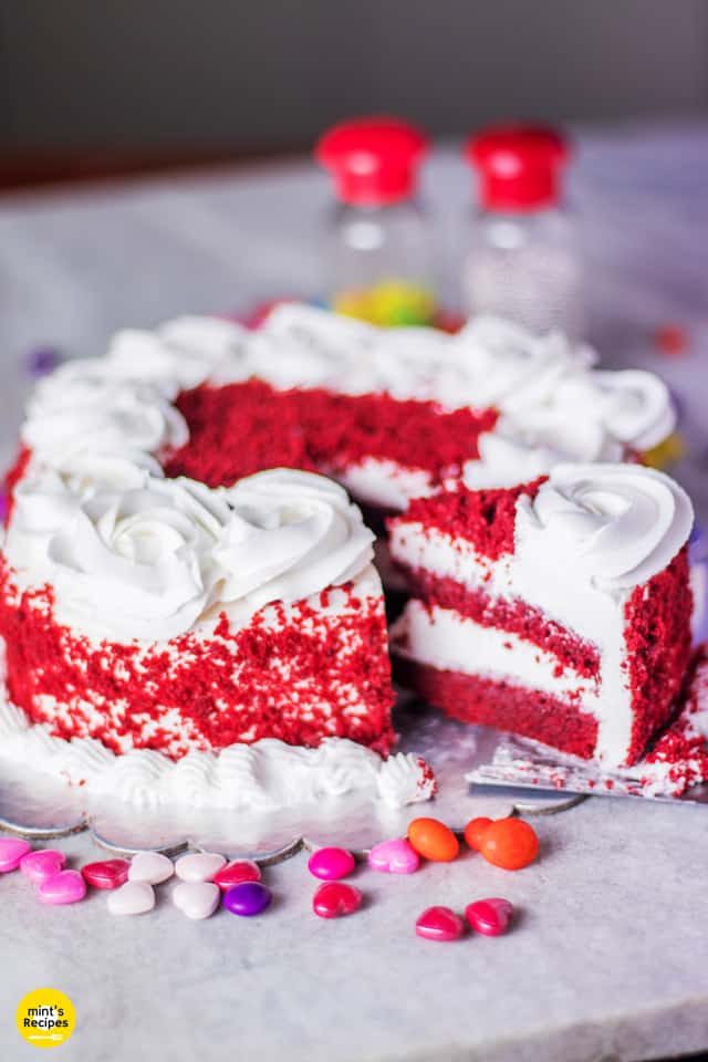 Red velvet cake in pressure cooker clearance