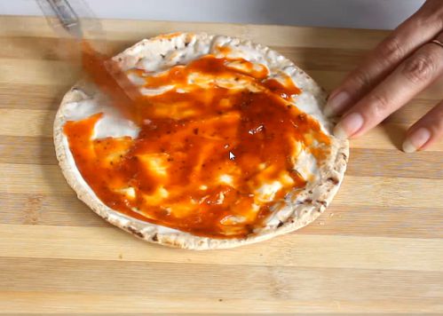 Screenshot of Roti Pizza recipe