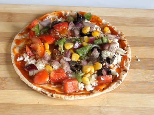 Screenshot of Roti Pizza recipe