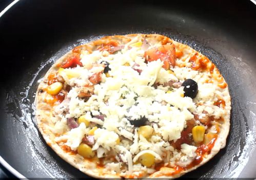 Screenshot of Roti Pizza recipe