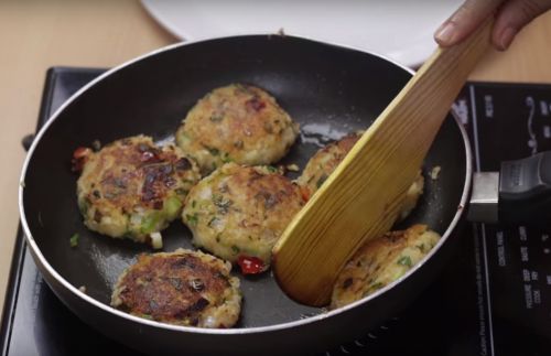 Burger With Leftover Rice