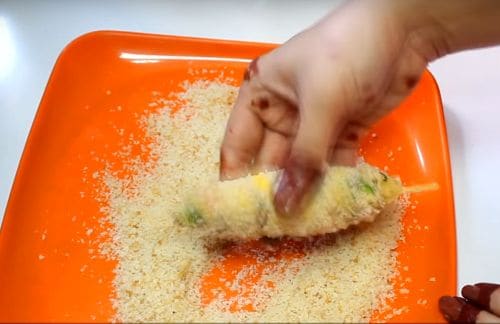 Cheese Corn Kebabs