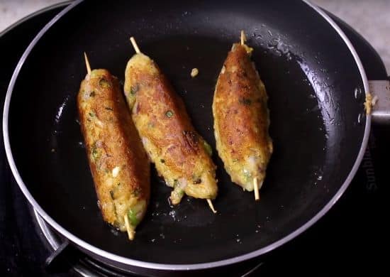 Veg Poha Kebab