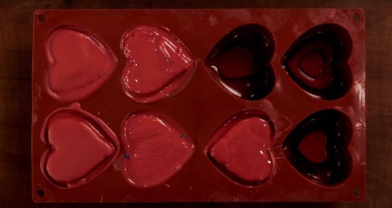 Chocolate Heart Cake Instructions