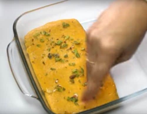 Kesaria Milk Powder Barfi