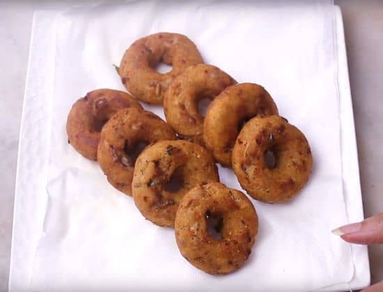 Instant Medu Vada Instructions