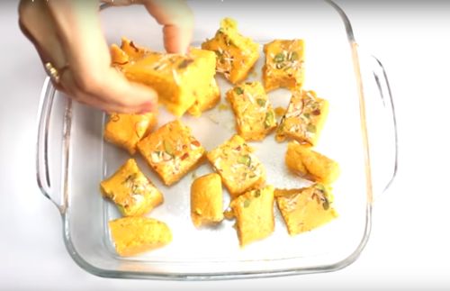 Kesaria Milk Powder Barfi