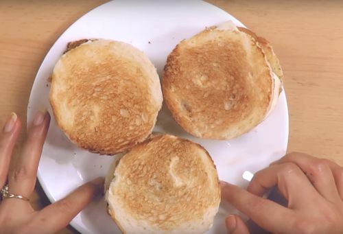 Burger With Leftover Rice