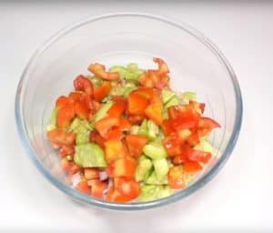 Healthy Mixed Sprouts Vegetable Salad
