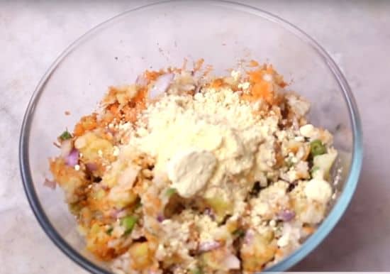 Veg Poha Kebab