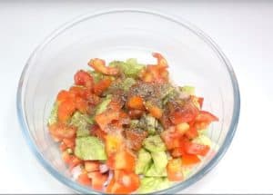 Healthy Mixed Sprouts Vegetable Salad