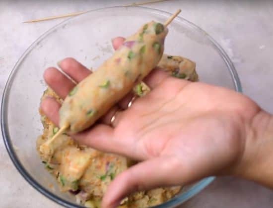 Veg Poha Kebab