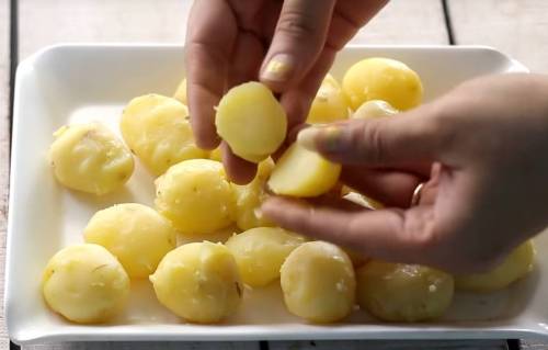 Baby Potatoes in plate