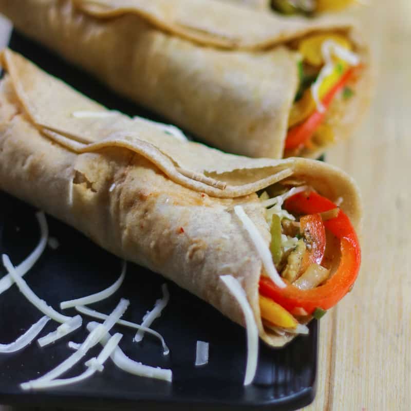 How to make Veg Frankie Recipe For Kids Lunch Box and Snacks Mints