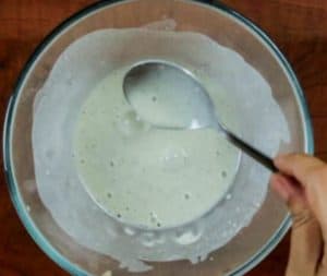 Make slurry to dip