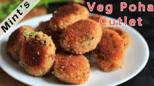 Veg Poha Cutlet