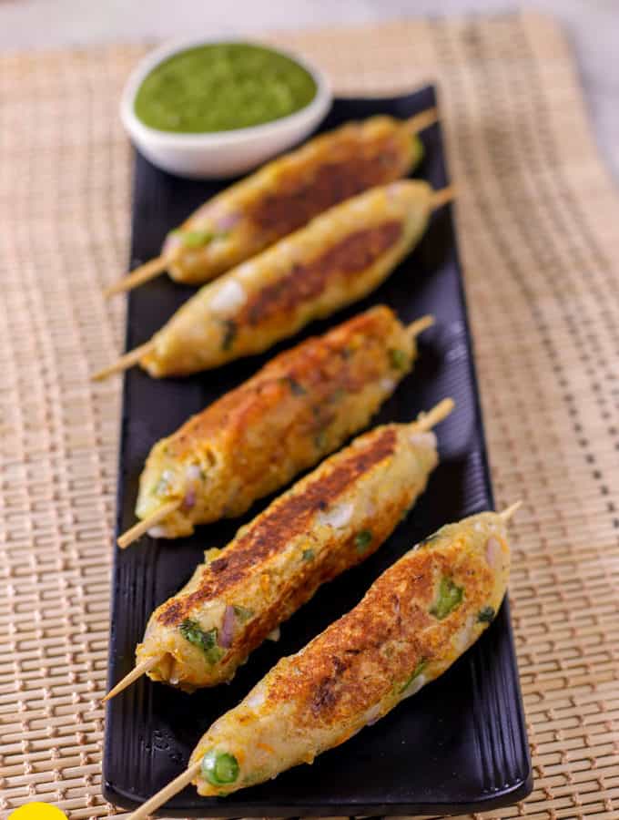Veg Poha Kebab
